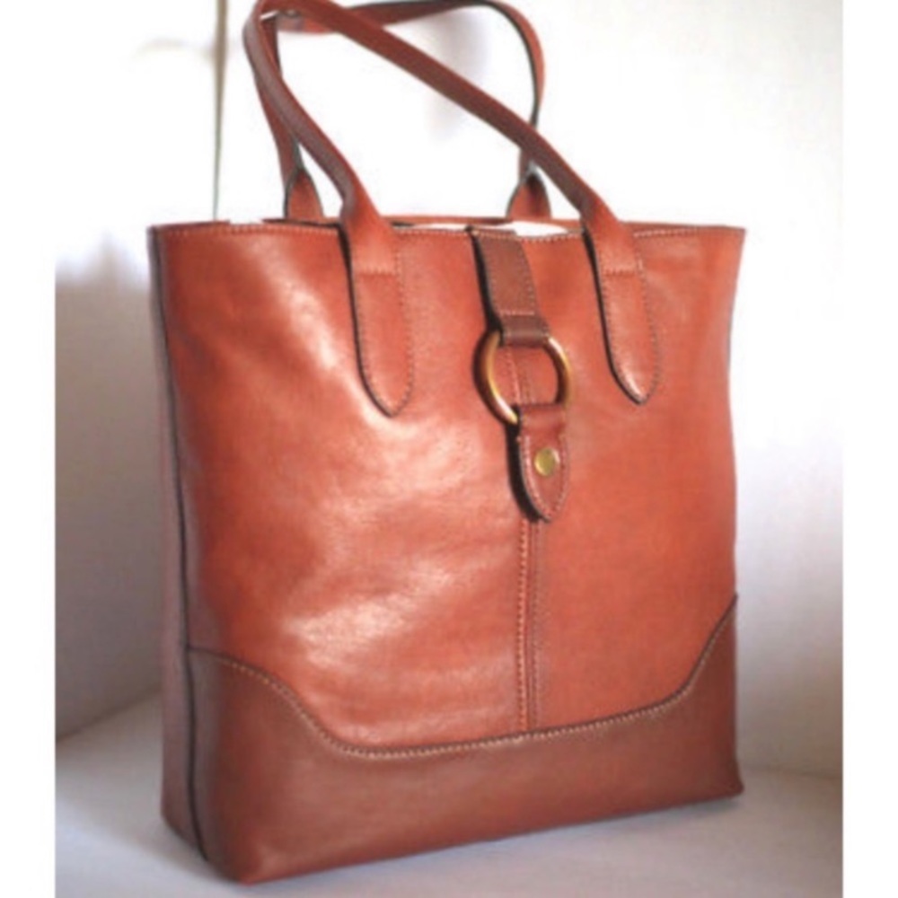 Frye Leather Ring Tote - Picture 1 of 8